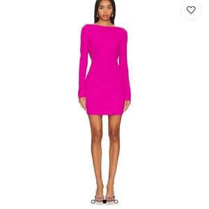 Katie May Fuchsia Long Sleeve Dress